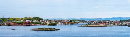 Panorama of STAVANGER, FjordSailing, Stavanger, Boknafjorden, Norway, Europe