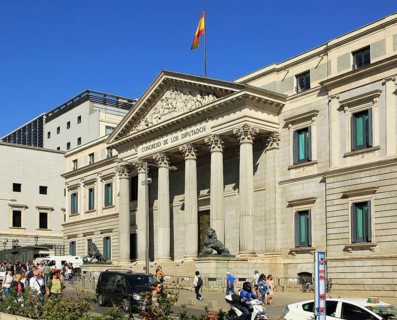 Palacio de las Cortes, Congreso de Los Diputados, Congress of Deputies, Houses of Parliament,