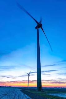 Wind power plants, wind farm, near Jackerath, Rhenish lignite mining area