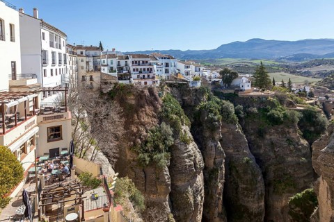 Ronda Old Town, El Tajo Gorge, Ronda, Andalusia, Spain, Europe