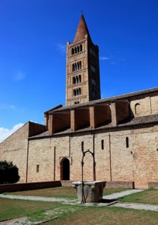 Pomposa, Abbatia Sanctae Mariae Pomposae, former abbey of the Benedictine order at the mouth of the