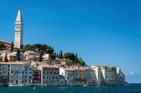 Rovinj is a town in Croatia on the west coast of the Istrian peninsula, Croatia, Europe