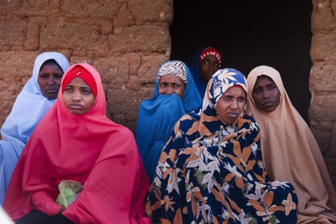 Women of a village community in Maraban Dare community, Plateau state, 07.02.2024. The village was