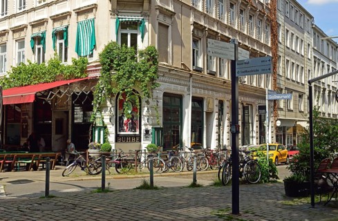 Europe, Germany, Hamburg, City, Neustadt, Großneumarkt, trendy meeting place, restaurants and pubs,