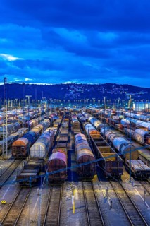 The Hagen-Vorhalle marshalling yard, one of the 9 largest in Germany, is located on the
