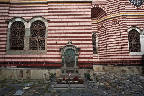 Tomb of Neofit Rilski at the Rila monastery, Bulgaria. Neofit Rilski was a 19th century bulgarian