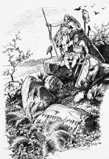 Historicising illustration, island of Rügen, Baltic Sea, Mecklenburg-Western Pomerania, Germany,