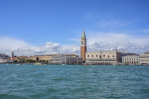 St Mark's Square and Palazzo Ducale, Venice, Metropolitan City of Venice, Italy, Europe