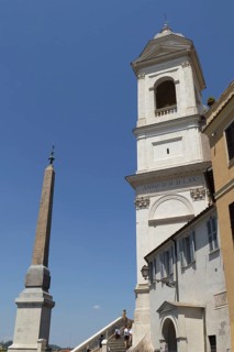 The church Santissima Trinita dei Monti, Santa Trinita dei Monti or Santissima Trinita al Monte