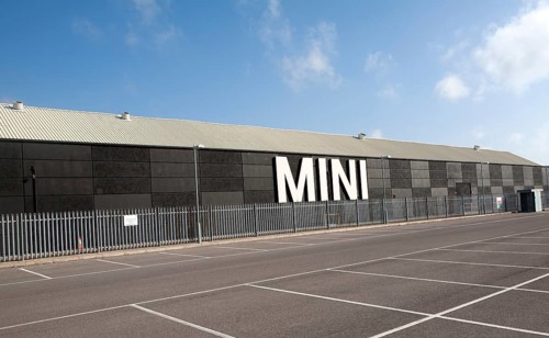 Mini car plant factory Swindon, England, UK