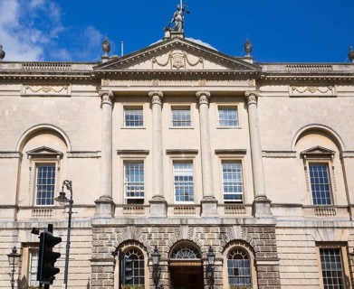 The Guildhall in Bath, Somerset, England built between 1775 and 1778 by Thomas Baldwin