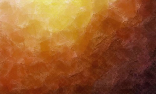 Abstract art print. Orange texture painting background on canvas. Modern art template for prints,