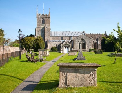 St. Michael and All Angels village parish church, Urchfont, Wiltshire, England, United Kingdom,