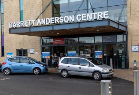 Garrett Anderson Centre building, Ipswich hospital, Suffolk, England, UK, Accident and Emergency