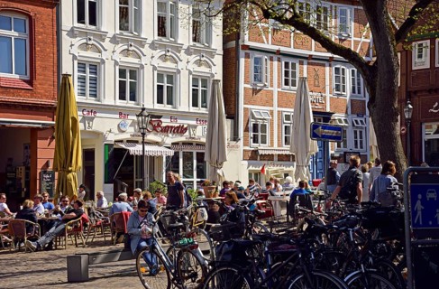 Europe, Germany, Lower Saxony, Stade, Hamburg Metropolitan Region, Hanseatic City, Hanseatic