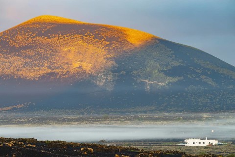 Montana Negra, Parque Natural de Los Volcanes, Lanzarote, Canary Islands, Spain, Europe