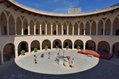 Bellver Castle, Palma de Mallorca, Majorca, Balearic Islands, Spain, Europe