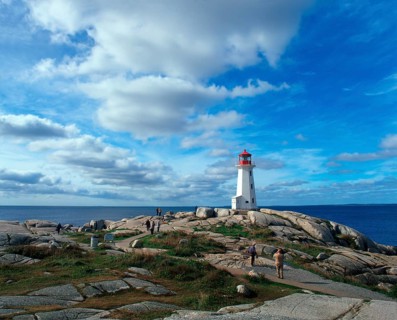 Lighthouse, Canada, Peggy's Cove, Nova Scotia, Great Britain, North America