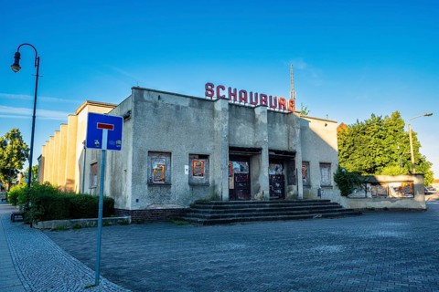 Former Schauburg Cinemas, Jüterbog, Brandenburg, Germany, Europe