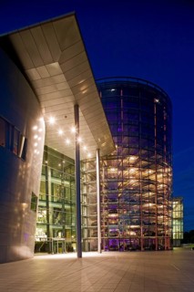 The Gläserne Manufaktur is a Volkswagen Group car factory in Dresden. It was built on the site of