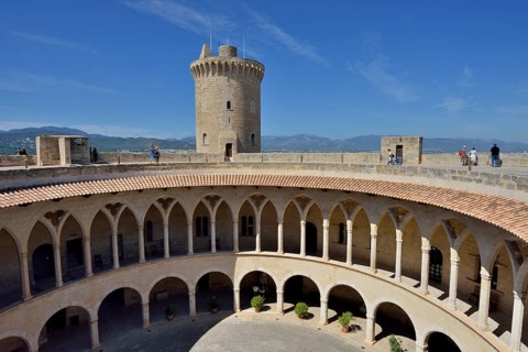 Bellver Castle, Palma de Mallorca, Majorca, Balearic Islands, Spain, Europe