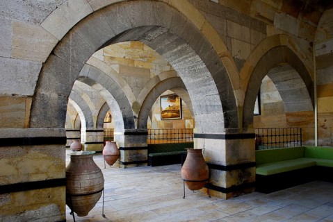 Caravanserai Sarihan, Avanos, Cappadocia, Turkey, Asia