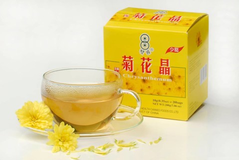 Cup chrysanthemum tea (chrysanthemum hybrid)