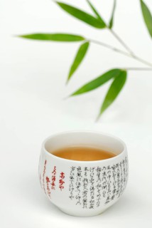 Cup green tea (Sencha), green tea, Japan, Asia