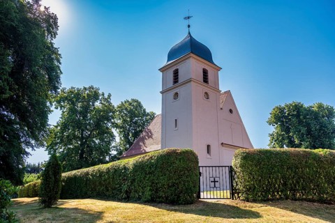 Niendorf village church, Ihlow, Brandenburg, Germany, Europe