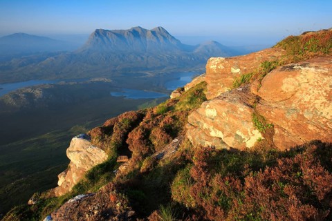View of Cul Mor, Sutherland, Scotland, Great Britain