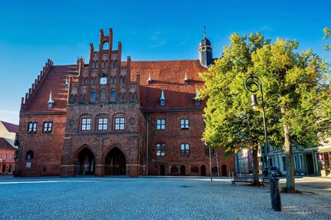 Jüterbog City Hall, Brandenburg, Germany, Europe
