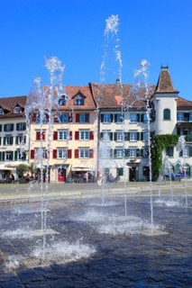 Old town, Sankt, lake promenade, Rapperswil, St. Gallen, Switzerland, Europe