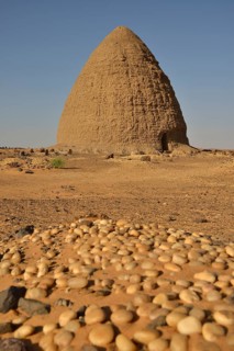 Domed mausoleum, called Qubba, Old Dongola, Northern, Nubia, Sudan, Africa