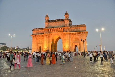 Gateway of India monument, landmark of Mumbai, Mumbai, Maharashtra, India, Asia