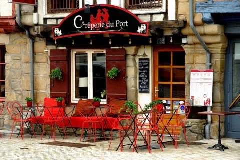 Creperie, Vannes, Morbihan, Brittany, France, Europe