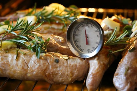 Fillet of Iberico pork in the oven