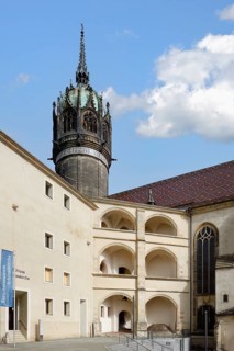 All Saint Church or Castle Church, Luther City Wittenberg, Saxony Anhalt, Germany, Europe