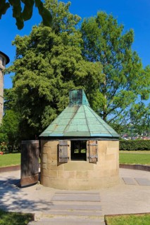 Bohnenberger Observatory, the observatory built around 1814 is located at the cartographic centre