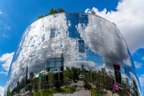 The Boijmans Van Beuningen depot in Rotterdam, show depot of the Boijmans Van Beuningen art museum,