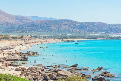 Falasarna beach, Chania, Crete, Greek Islands, Greece, Europe