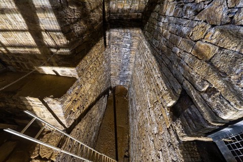 Fourth light hole of the Rothschönberg adit. The IV light hole occupies a special position in the