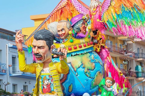 Carnival, Sciacca, Agrigento district, Sicily, Italy, Europe
