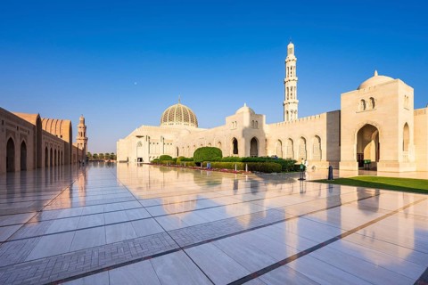 Sultan Qaboos Grand Mosque, Muscat, Oman, Asia