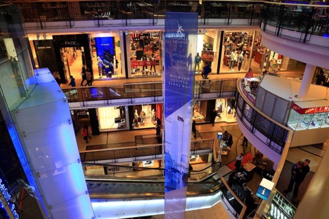 Czech Republic, Prague, in the Palladium shopping centre, Palladium shopping centre, Europe