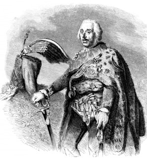 Portrait of Hans Joachim von Zieten, Prussian general of the cavalry under King Frederick II, 18th