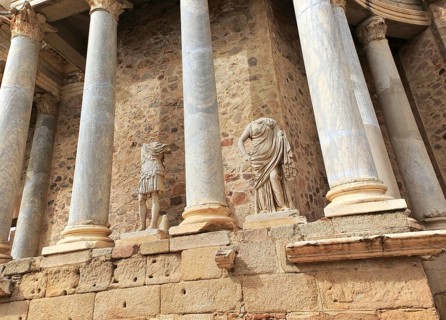 Teatro Romano, Roman Amphitheatre, Merida, Extremadura, Spain, Europe