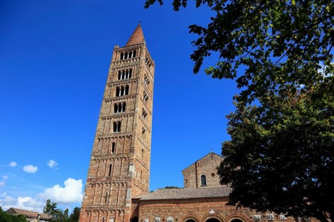 Pomposa, Abbatia Sanctae Mariae Pomposae, former abbey of the Benedictine order at the mouth of the