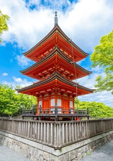 Koyasu Pagoda at Kiyomizu-dera, Kyoto, Japan, Asia