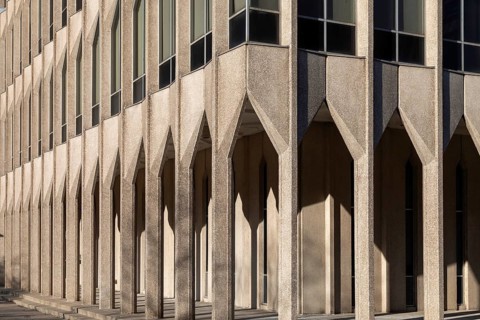 Detroit, Michigan, The College of Education at Wayne State University. The building was constructed