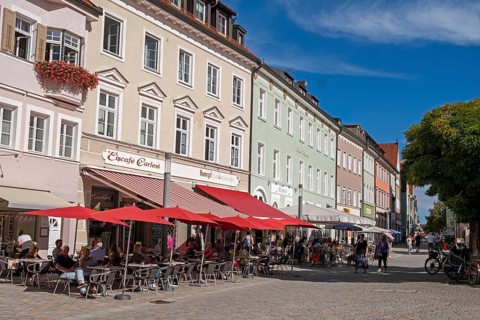 Hotel Vollmann, Marienplatz, Weilheim, Upper Bavaria, Bavaria, Germany, Europe